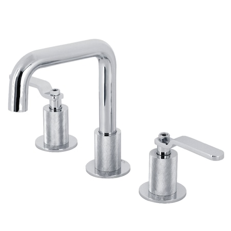 Kingston Brass Widespread Bathroom Faucet with Push PopUp, Polished Chrome KS1411KL